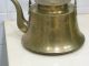 Antique Chinese Brass Teapot W/flowers Etched On The Sides Teapots photo 1