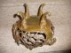 Antique Chinese Openwork Bronze Vessel With Dragon Handles And Birds Decoration Bowls photo 5