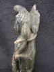 Chinese Hand Carved Stone Figurine Height Nine Inches Good Condition Men, Women & Children photo 9