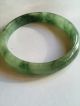Jade Bangle - Vintage Mint Green Type A Untreated Natural Burmese Jadeite Bracelets photo 8