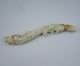 Antique Chinese Old Jade Carved Dragon Phoenix Bow And Arrow Other photo 2