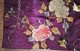 Rare Antique Chinese Silk Embroidered Panel Figures Monkeys Exotic Birds Flowers Robes & Textiles photo 2