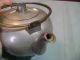 Antique Signed Chinese Pewter Double Handle Teapot Teapots photo 5