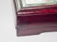 Antique Oriental Wood /glass Painted Box W/ Painted Glassware Inside Boxes photo 9