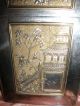 Exquisite Antique Chinese Fine Detailed Gold Wash Card Case In Box Boxes photo 1