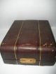 Exquisite Antique Chinese Fine Detailed Gold Wash Card Case In Box Boxes photo 8
