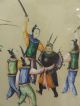 Finely Painted Pith/rice Paper Picture Of Women Warriors Fighting Royal Guards Paintings & Scrolls photo 1