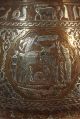 Antique 19th Century Egyptian/islamic Brass Bowl With Silver & Copper Inlay Middle East photo 1