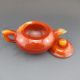 1800 Cts 100% Natural Agate Hand - Carved Teapots & Lid Nr Teapots photo 2