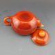 1800 Cts 100% Natural Agate Hand - Carved Teapots & Lid Nr Teapots photo 3