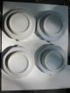 4 Porcelain Plates Hot Water Plate Warmer Plates photo 11