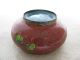 Vintage Early 1900 ' S Chinese Cloisonne Vase W/ Salt Celler & Pepper Shaker Set Other photo 4