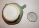 A Lovely Old Handwork Molded Celadon Yokode Kyusu Side Handled Teapot,  Unmrkd Teapots photo 11