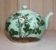 A Lovely Old Handwork Molded Celadon Yokode Kyusu Side Handled Teapot,  Unmrkd Teapots photo 7