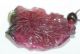 Antique Chinese Watermelon Tourmaline Double Fish Lotus Pendant Necklace Necklaces & Pendants photo 2