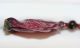 Antique Chinese Watermelon Tourmaline Double Fish Lotus Pendant Necklace Necklaces & Pendants photo 5