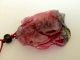 Antique Chinese Watermelon Tourmaline Double Fish Lotus Pendant Necklace Necklaces & Pendants photo 7