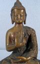 Chinese /tibetan Bronze Seated Buddha Buddha photo 1