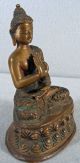 Chinese /tibetan Bronze Seated Buddha Buddha photo 6