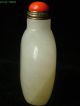 White - Jade Snuff Bottle Rare Chinese Antique P - 0031 Snuff Bottles photo 1