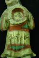 Gorgeous Antique Hand Painted & Carved Chinese Woman W/t Basket 19th Century Men, Women & Children photo 6
