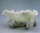 773g Chinese Hetian Jade Carved Lotus Leaf Brush Washer Nr Other photo 11