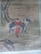 Rare Antique Chinese Landscape/men/horse With Sign/seal Paintings & Scrolls photo 11
