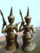 Pair Of Very Old Asian Bronze Figures Other photo 1