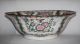 13 - Inch Chinese Rose Medallion Punch Bowl With Birds & Peonies,  Enamel & Gilt Bowls photo 6