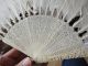 Antique 19thc Chinese Canton Export Carved Bone Ladies Brise Fan Other photo 10