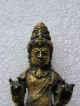 Great Javanese Fire Gilt Bronze Bodhisattwa 14th - 15th Century Statues photo 4