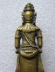 Great Javanese Fire Gilt Bronze Bodhisattwa 14th - 15th Century Statues photo 8