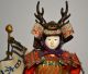 Japanese Antique Hina Samurai Momotaro Gofun Doll Dolls photo 1