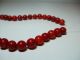 Chinese Rare Red Coral Buddhist 