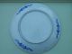 Antique Chinese Blue Plate Charger 14.  5 