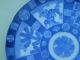 Antique Chinese Blue Plate Charger 14.  5 