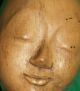 Vintage Estate Asian Oriental Chinese Wood Carved Figurine Statue Buddha? Buddha photo 8
