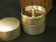 Vintage Japanese Tea Caddy,  Made Of Tin,  Signed Paper: 