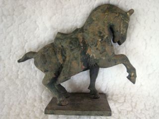 Bronze Meiji Period Japanese Horse Sculpture,  19th C. .  Antique,  Tang Han photo