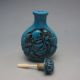 Chinese Turquoise Hand - Carved Snuff Bottle Nr/bg2005 Snuff Bottles photo 1