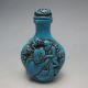 Chinese Turquoise Hand - Carved Snuff Bottle Nr/bg2005 Snuff Bottles photo 6