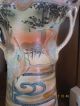 Japanese Pottery Vase Moriage Chinese Antique Exquisite Rare Form Vases photo 10