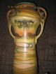 Japanese Pottery Vase Moriage Chinese Antique Exquisite Rare Form Vases photo 3