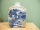 Fine 18thc Blue & White Painted Chinese Porcelain Tea Caddy Tea Caddies photo 2