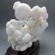 4.  876 Lbs 100% Natural Jadeite A Jade Hand - Carved Statues - Peaches Nr/pc2146 Other photo 5