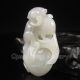 Chinese Hetian Jade Pendant - Monkey & Peach Nr Necklaces & Pendants photo 1