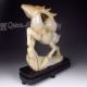 Chinese Jade Statue - Deer & Peach Nr Other photo 5