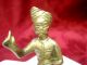 3pc Brass Indian India Statues Figurines Detailed From 19th Century India photo 7