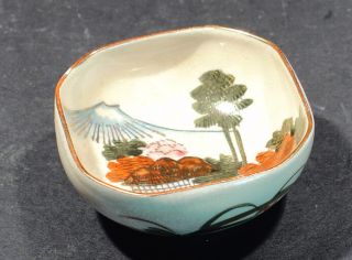 Antique Japanese Satsuma Bowl Or Open Salt photo