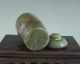 Chinese Fine Old Hetian Jade Carvd Small Vase Other photo 5